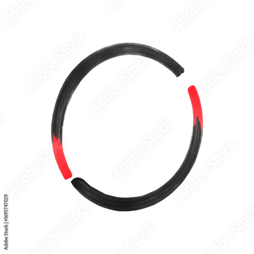 Buy black and red rubber o ring seal for industrial applications online