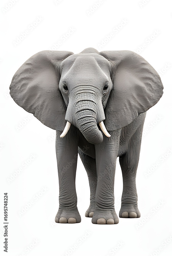 Fototapeta premium ** Majestic African Elephant Portrait