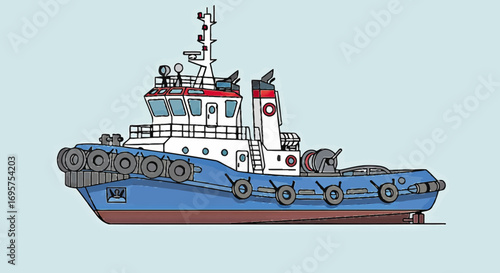 Harbor Tugboat A Powerful Vessel for Port Operations