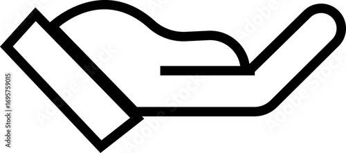 Hand Variation Icon , Featuring Different Hand Gestures displayed, Palm, Fingers, Signs, Symbols, Communication, Support, Care, monochrome and Human Interaction in Modern Vector Style elements