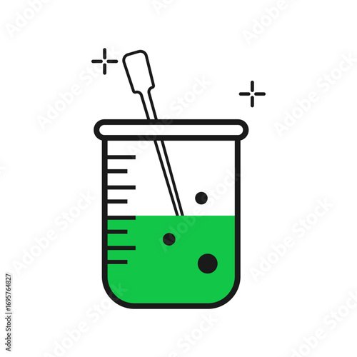 Science logo icon illustration