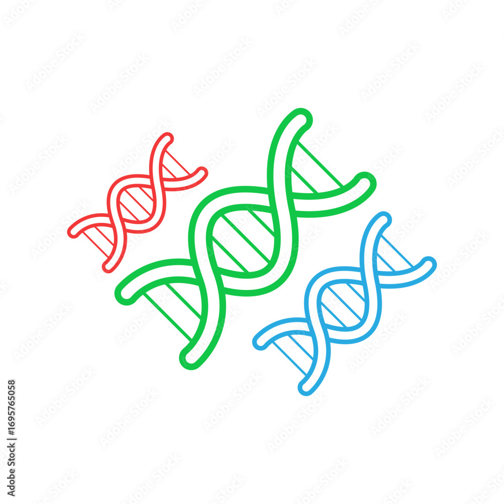 Fototapeta premium Science logo icon illustration