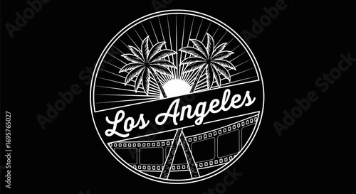 Los Angeles icon with vector design.
