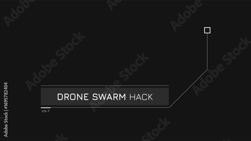 Hud Callout Interface Lines For Technology Broadcast Title