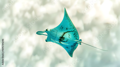 Flying Stingray Underwater Photo