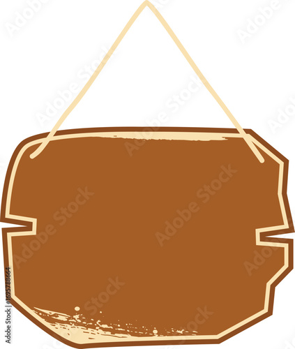 Hanging Wooden Sign