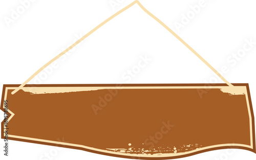 Hanging Wooden Sign