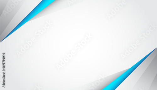 Elegant geometric blue and gray business