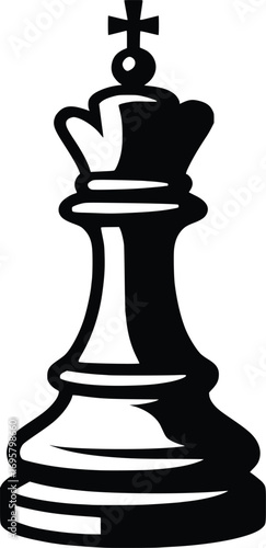 chess minister vector illustration.