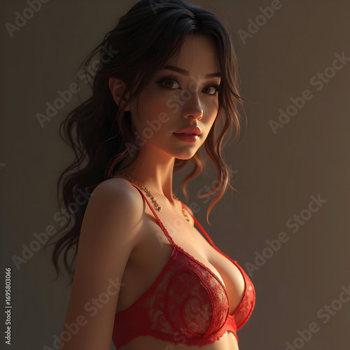 portrait of a beautiful woman