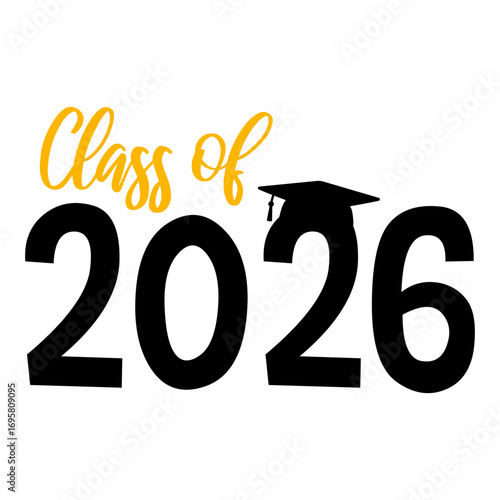 Vector Class of 2026 Illustration