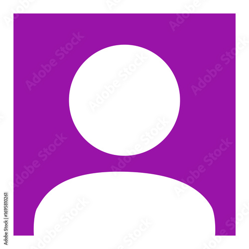 Account Button Icon in lila