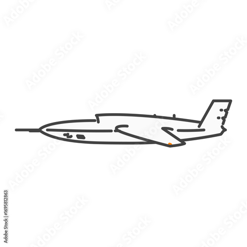 官公庁や民間のジェット無人偵察機・無人航空機（UAV・無人機）
