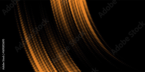 orange black brush Car sticker wrap pattern banner abstract sporty lines black orange color combination grunge brush pattern design.
