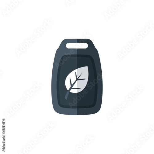 Eco-friendly reusable shopping bag with leaf symbol, perfect for sustainable living and conscious consumerism.