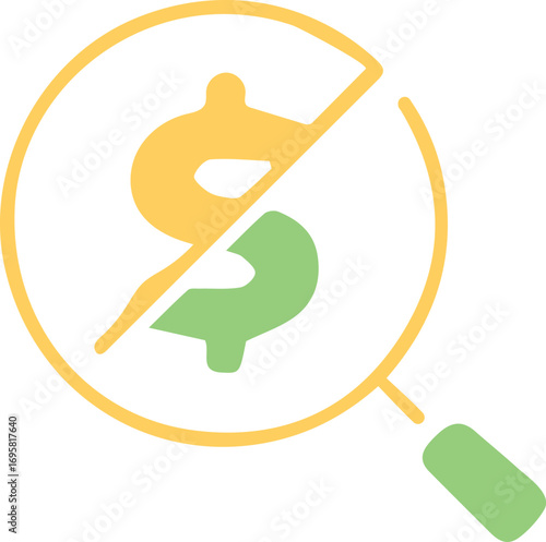 Financial Scrutiny and Analysis A Magnifying Glass Focused on Economic Concerns and Cost Reduction Strategies, Aiming for Financial Transparency