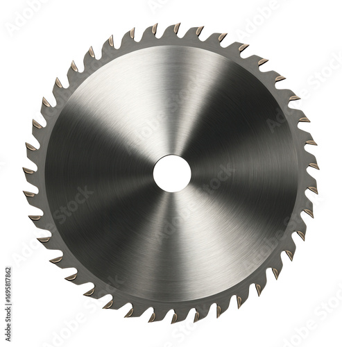 Circular saw blade with carbide tips