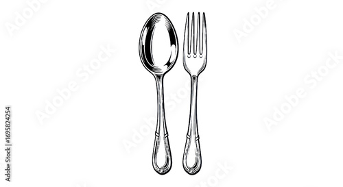 Silverware set illustration