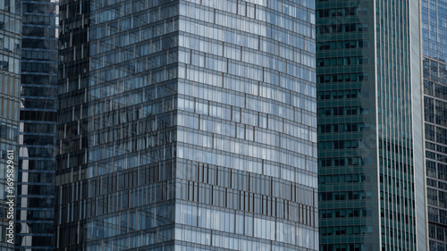 Wallpaper Mural blue wall business buildings architectural background Torontodigital.ca