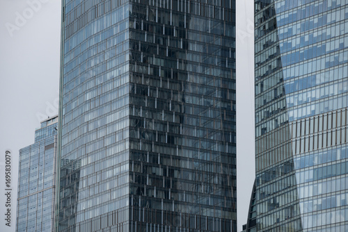 Wallpaper Mural blue wall business buildings architectural background Torontodigital.ca