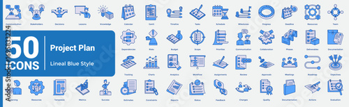 Project Plan Bundle H50 Lineal Blue