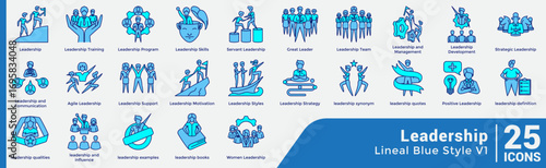 Leadership Bundle H25 V01 Lineal Blue