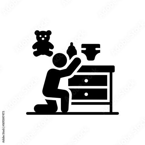 Diaper Changing Supply Icon