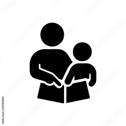 Parent Reading Book Icon