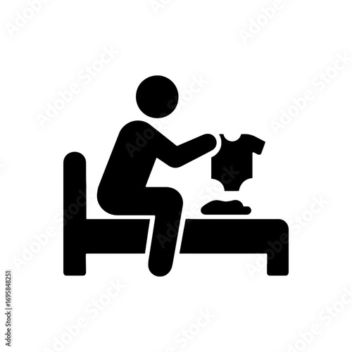 Parent Organizing Clothes Icon