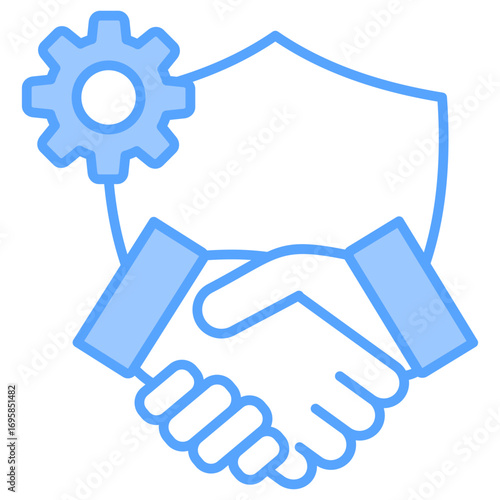 Trust Blue Icon
