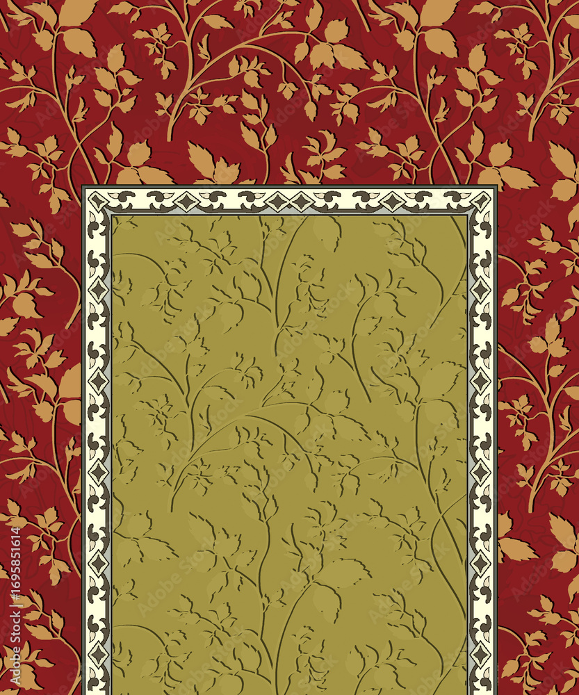 Naklejka premium front back sleeve digital print pattern