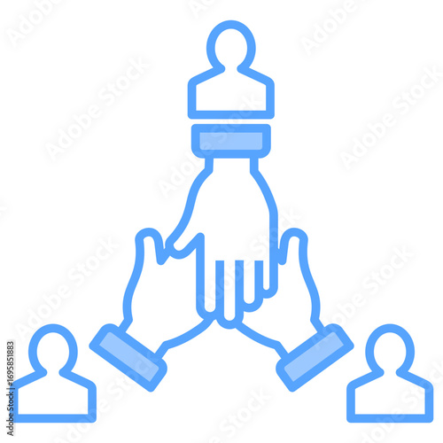 Involvement Blue Icon