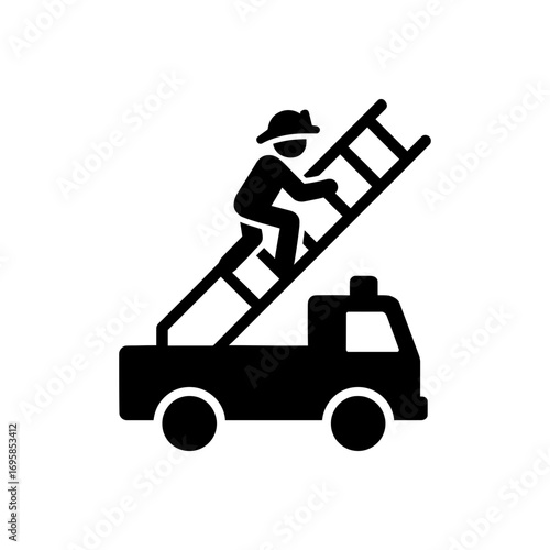 Firefighter Ladder Truck icon
