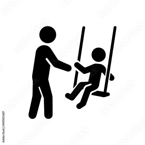 Playground Swing Push icon