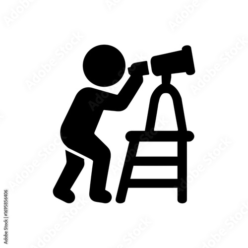 Kids Telescope Activity Icon
