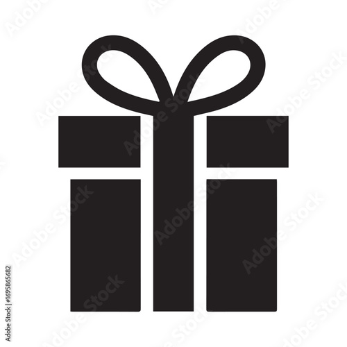 Gift Box Vector Icon  Celebration Design