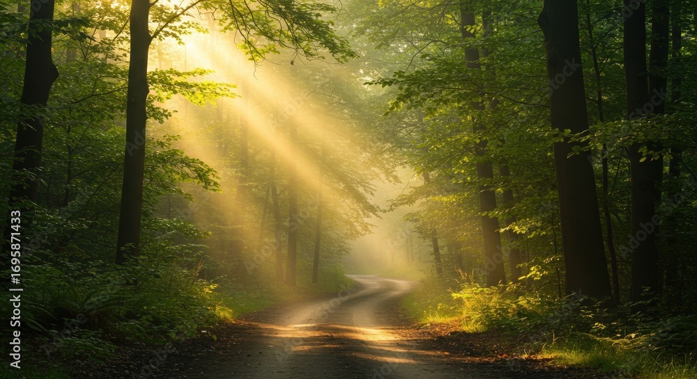 Fototapeta premium morning in the forest