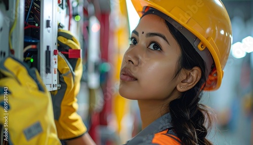 Realistic Electrician Technician – Electrical Repair Scene