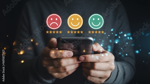 Customer Satisfaction Survey with Feedback on Smartphone