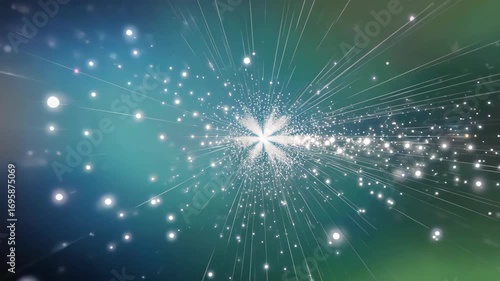 Wallpaper Mural arafed image of a star burst with many white stars Torontodigital.ca