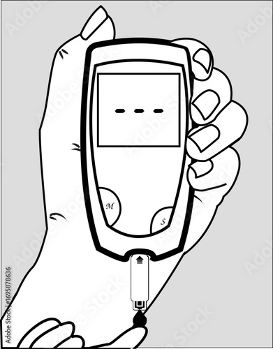 apply sample to test strip
