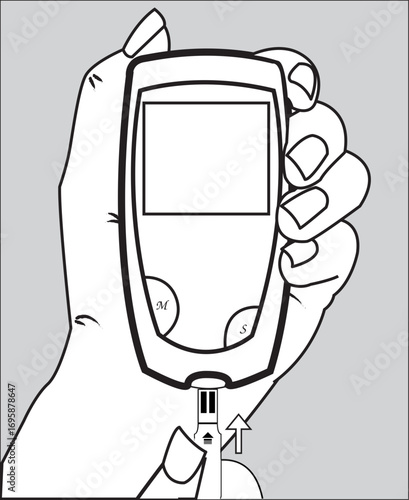 Insert test strip
