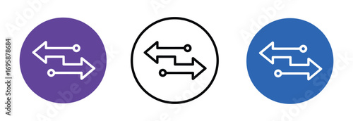 Transfer arrows Simple vector icons illustrations for graphic design.