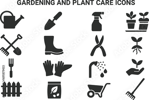 Gardening and Plant Care Icons_simple_compose