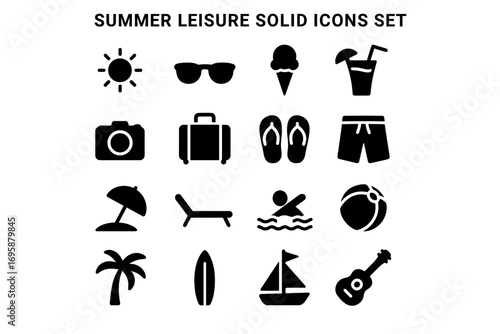 Summer Leisure and Vacation Icons_simple_compose
