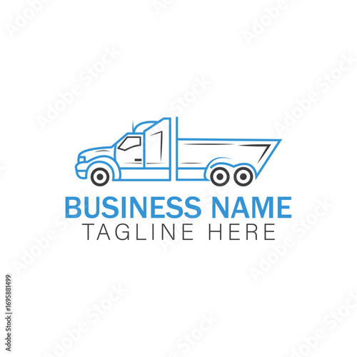 Construction Dump Truck Logo for Business