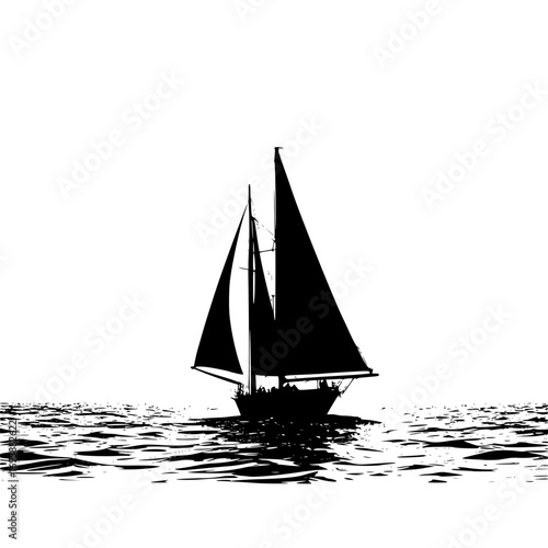 sailboat on the sea