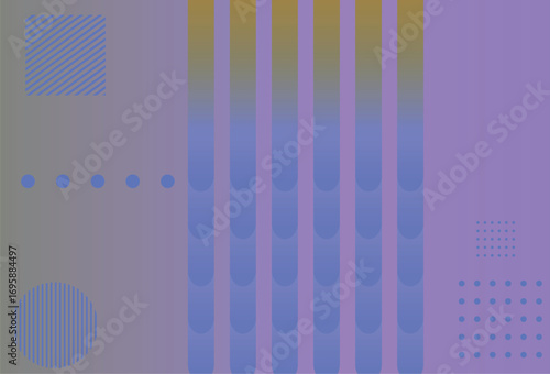 Modern gradient poster background vector . Cover template with colors geometric shape pattern. Modern Design for banner art, flyers, brochures, covers and web design