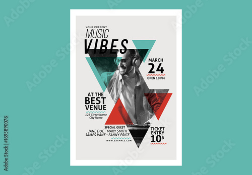 Minimal Music Flyer Template