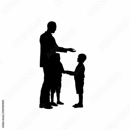 Doctor teaching children about handwashing hygiene and cleanliness
